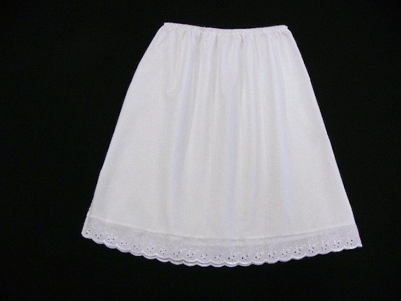 Shorter lengths 14 22 White Half Slip Petticoat 8 18 U.K.sizes
