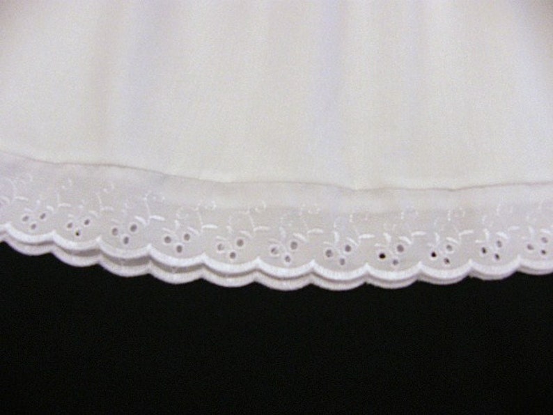 UK Sizes 8-18 White Half Slip Petticoat lengths from 2340 From knee to floor length petticoats. image 2