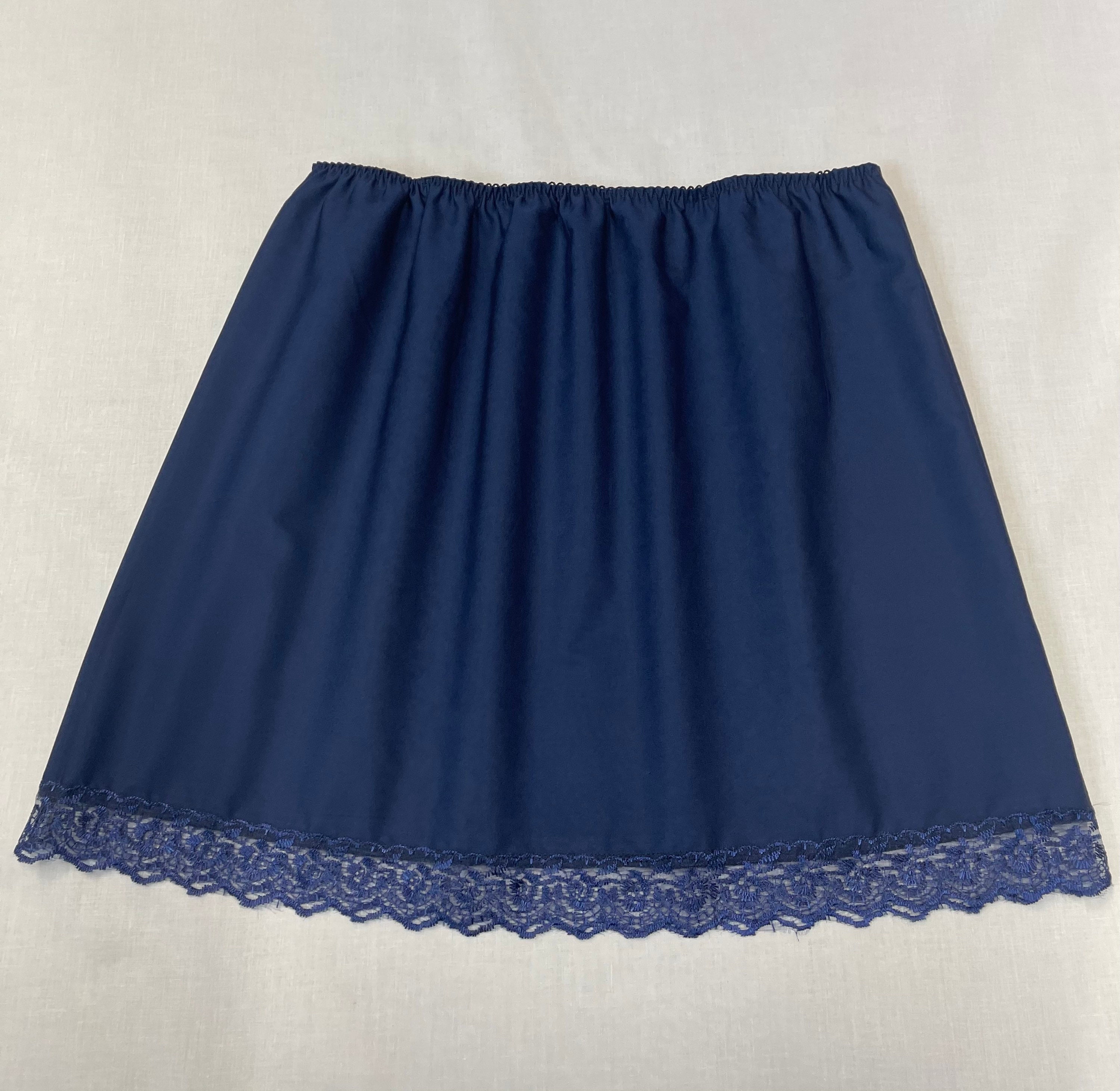 UK Sizes 818 French Navy Blue Half Slip Petticoat Lengths Etsy UK