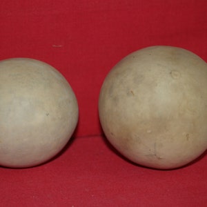 10 Extra Large  round ball Gourds ( Dried & Cleaned  )