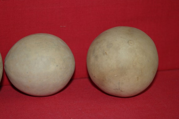 10 Extra Large  round ball Gourds ( Dried & Cleaned  )