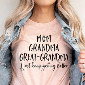 Great Grandma Shirt, Great Grandma Gift, Pregnancy Announcement, Gift For Great-Grandma, Baby Reveal To Family, Baby Announcement