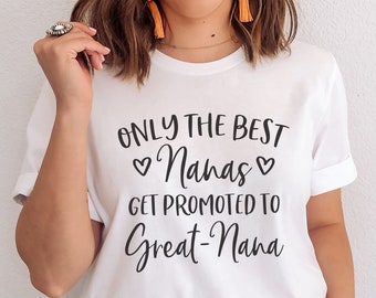 Promoted To Great-Nana, Christmas Gift For Great-Nana, Pregnancy Announcement, Gift For Great-Nana, Reveal To Great-Nana