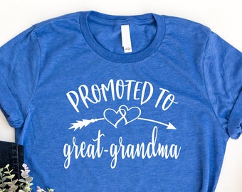 Mother/'s Day Gift for Grandma Pregnancy Announcement Blessed to be Mom Grandma Great Grandma Shirt Great Grandma Gift
