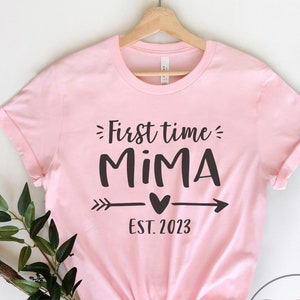 Mima Pregnancy Announce, Mima Gift, Mothers Day Gift, Mima Shirt, First Time Mima Est 2023, Grandma To Be, New Grandma Gift, Mima Tee