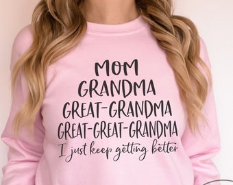 GREAT GREAT GRANDMA Gift, Pregnancy Announcement, Great Grandma Gift, Christmas Gift For Great-Great-Grandma, Baby Reveal To Family