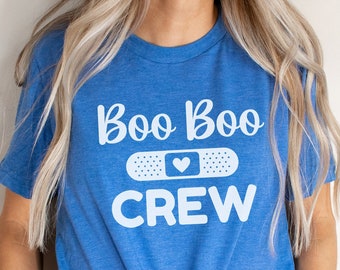 BOO BOO Crew, Nurse Shirt, Gift For Nurse, Shirt For Nurse, Funny Shirt For Nurse, Boo Boo Shirt, School Nurse Shirt, Nurse Crew Shirt