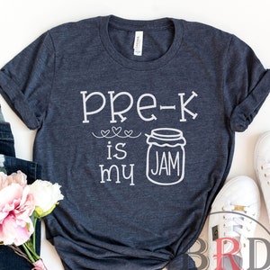 Pre-K Is My Jam, Teacher Christmas Gift, Preschool Teacher Shirt, Gift For Teacher, Pre K Teacher, Pre K Shirt, Teacher Appreciation Gift