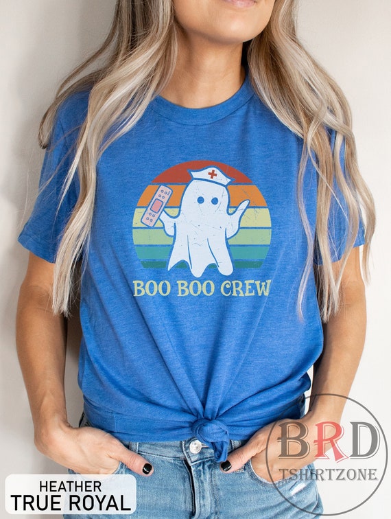 Nurse Shirt, Groovy Nurse Shirt, Boo Boo Crew T Shirt, Funny Shirt For Nurse, School Nurse Shirt, Gift For Nurse, ER Nurse Tee Shirt