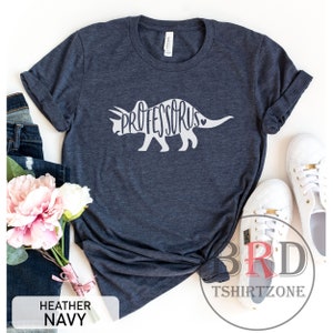 Professorus Shirt, Shirt For Professor, Gift For Professor, Doctorate Shirt, Higher Education Teacher Shirt, Teacher Appreciation Gift Heather Navy