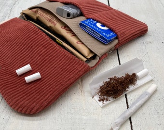 Borsa porta tabacco “CORD” ruggine