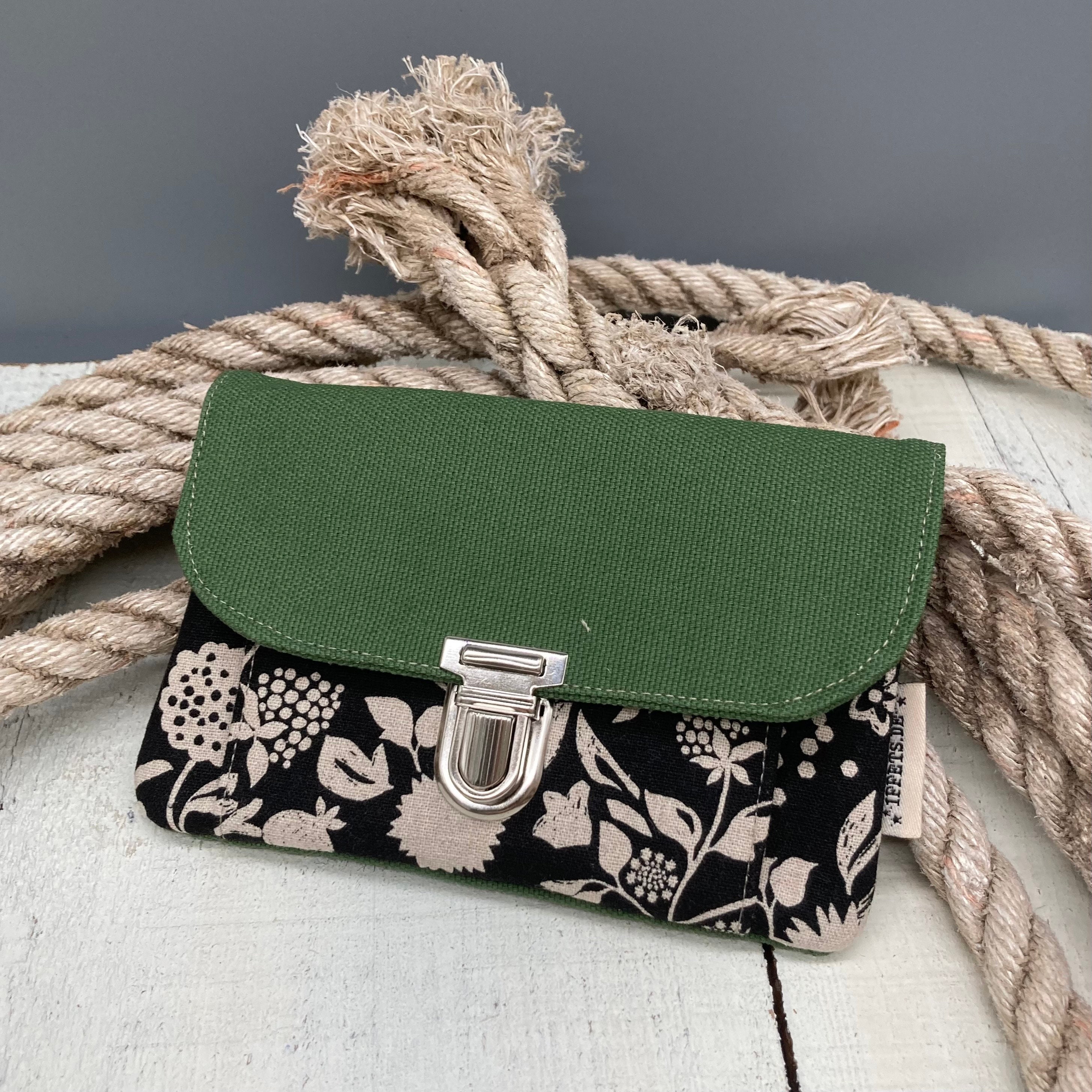 Geldbeutel mit schnappverschluß