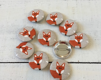 Fabric button “FOX”