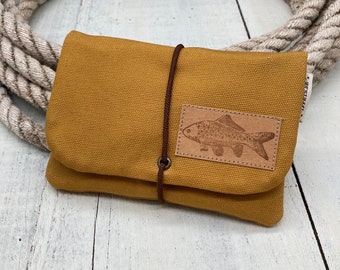 Tobacco pouch “FISH” yellow