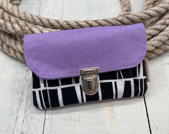 Wallet “GEOMETRIC” purple