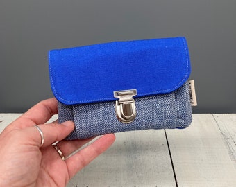 wallet "HERRINGBONE" blue