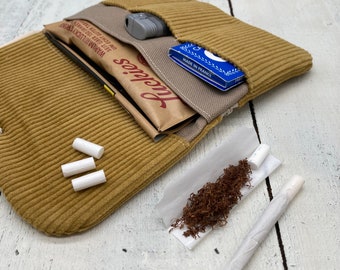 Tobacco pouch “CORD” yellow