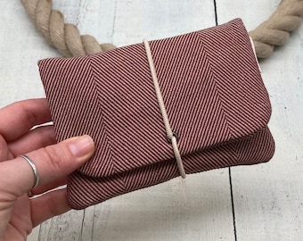 Tobacco pouch “HERRINGBONE” rust