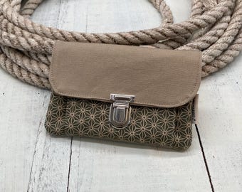 Wallet “ASANOHA” beige