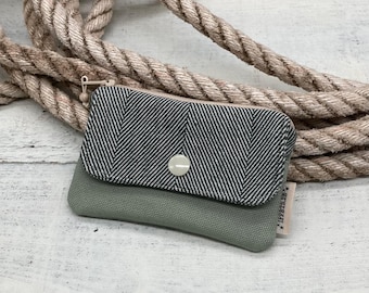 small wallet “HERRINGBONE” green
