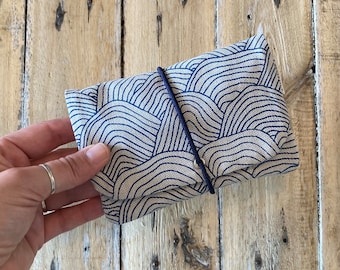 Tobacco pouch “WAVES” blue
