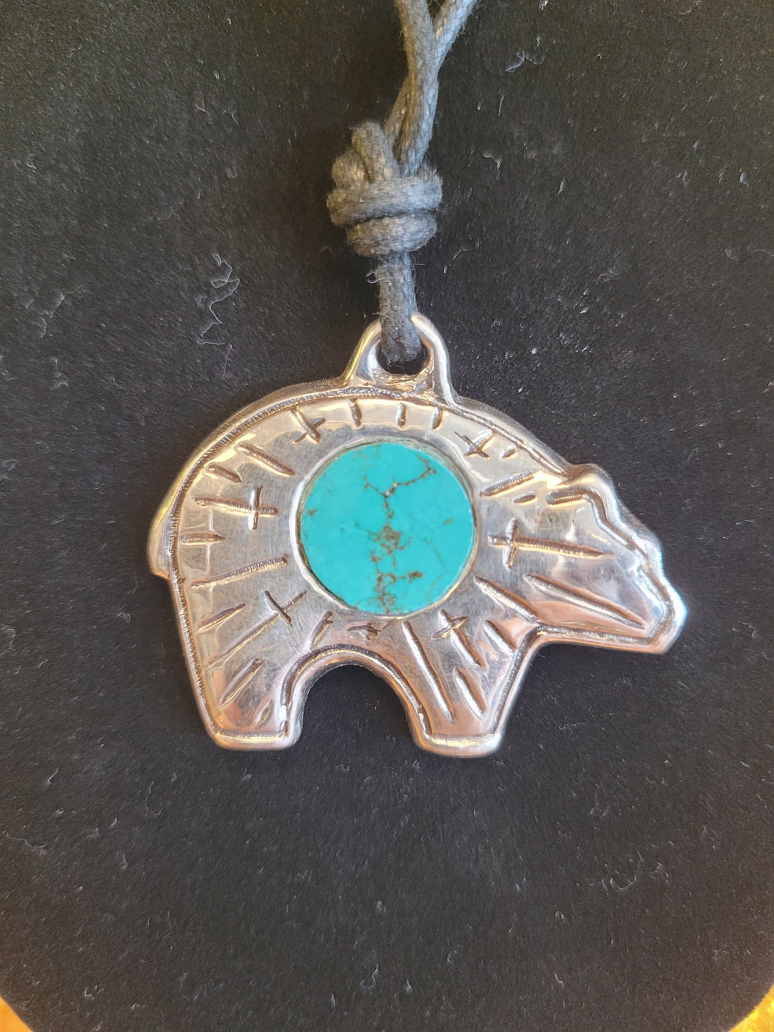 Zuni Bear Pendant Etsy