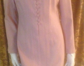 Beautiful pale pink wool dress size 4
