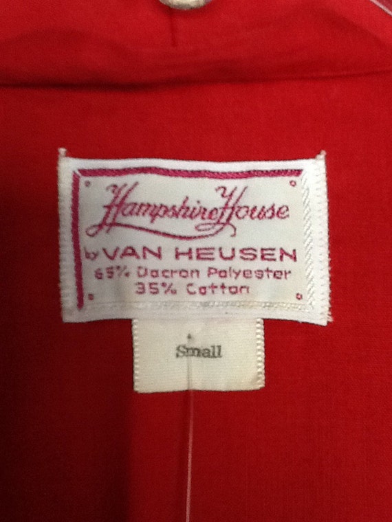 red Van husen cotton robe - image 5