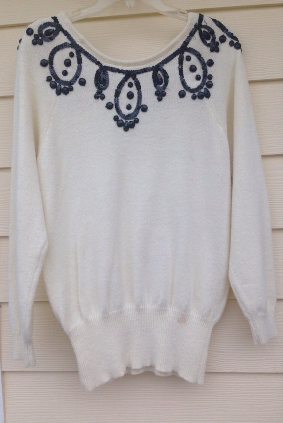 Early 90s sweater Liz Claiborne size small - image 3