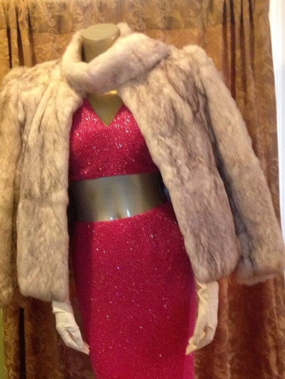 Vintage faux fur Excellent Vintage medium fur wai… - image 5