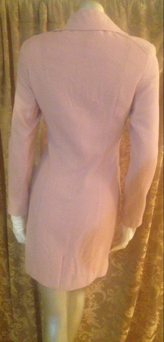 Beautiful pale pink wool dress size 4 - image 4