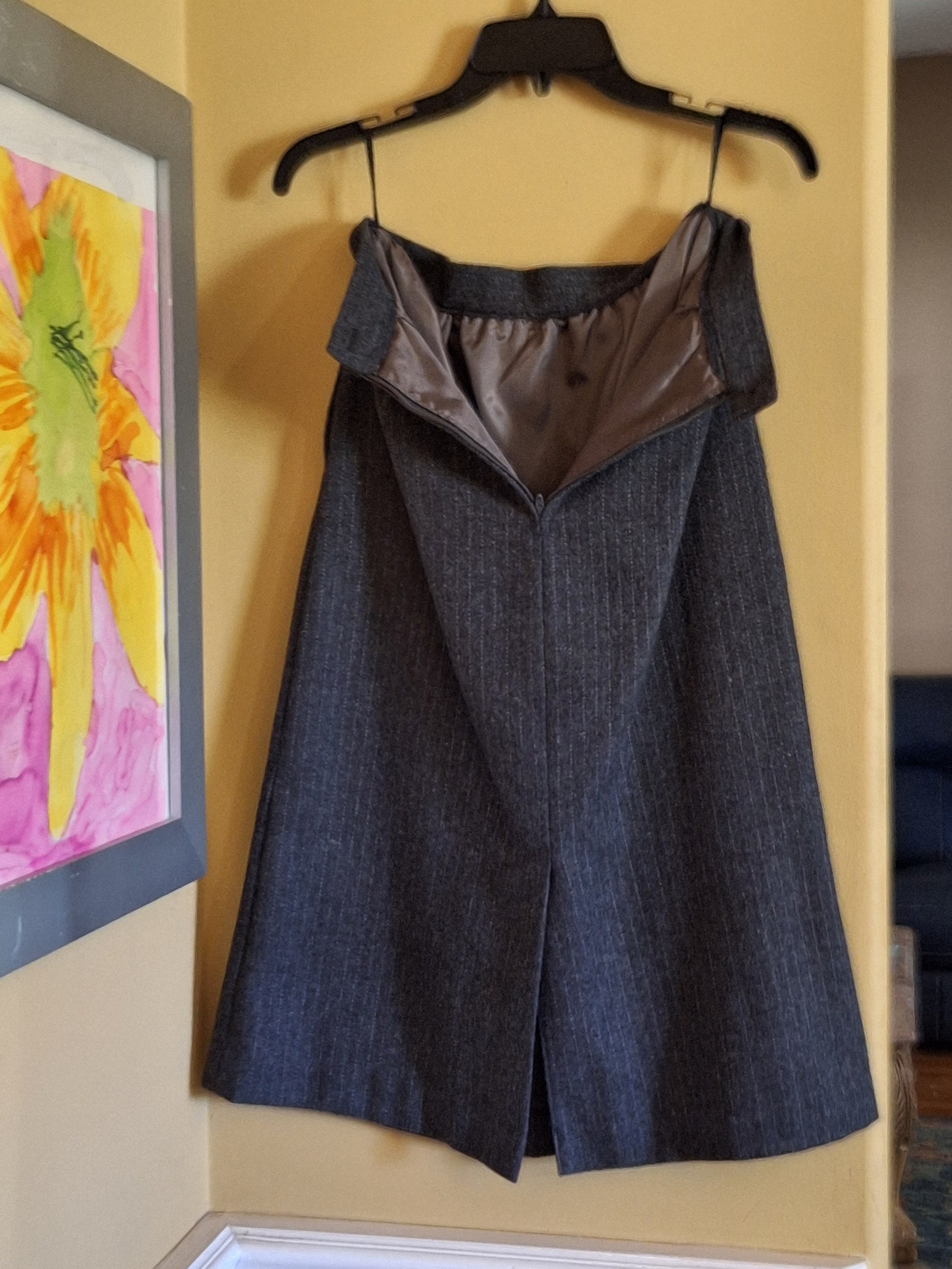 Vintage striped wool suit
