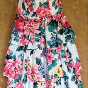 Garden party 80s Sundress small image 1