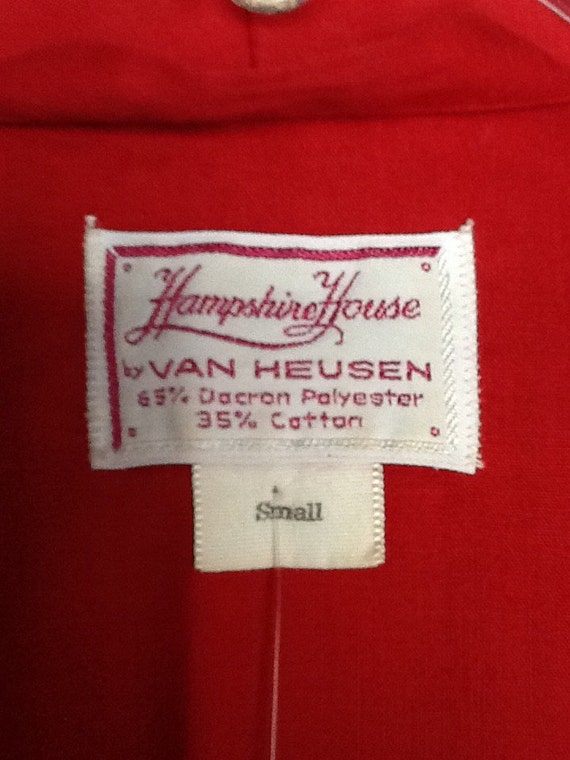 red Van husen cotton robe - image 1
