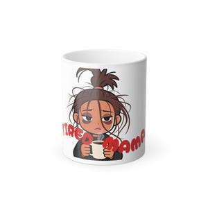 Sleepy Coffee Girl mug | Color Morphing 11oz