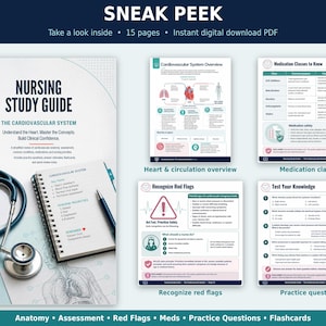 Nursing Study Guide: The Cardiovascular System