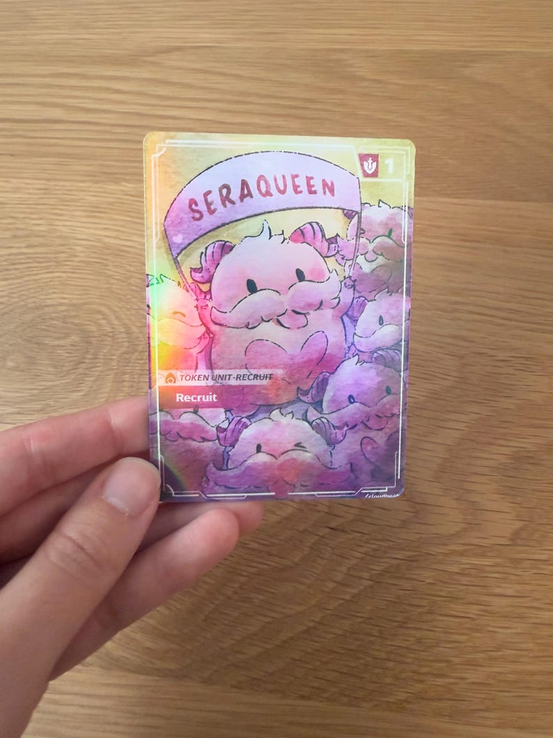 Holographic Recruit Tokens for Riftbound TCG - Etsy