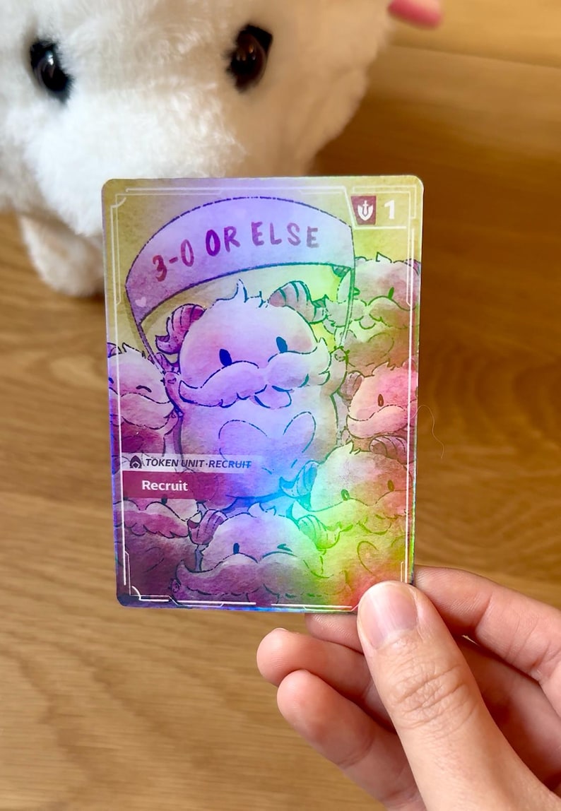 Holographic Recruit Tokens for Riftbound TCG - Etsy