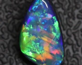 3.70 Cts 18x11 MM Natural Australian Opal Doublet Big Size Cabochon Multi Color Rainbow Fire Australian Opal Cabs Gemstone Jewellery Making