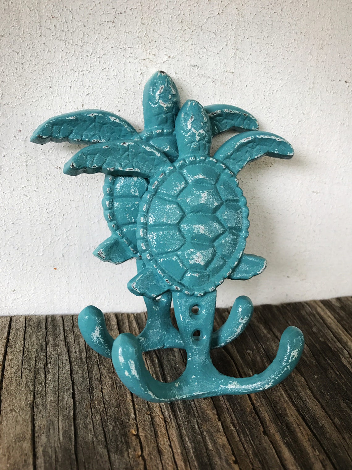 BOLD Jade Sea Turtle Wall Hooks // Coat Hooks Towel Hooks // Etsy