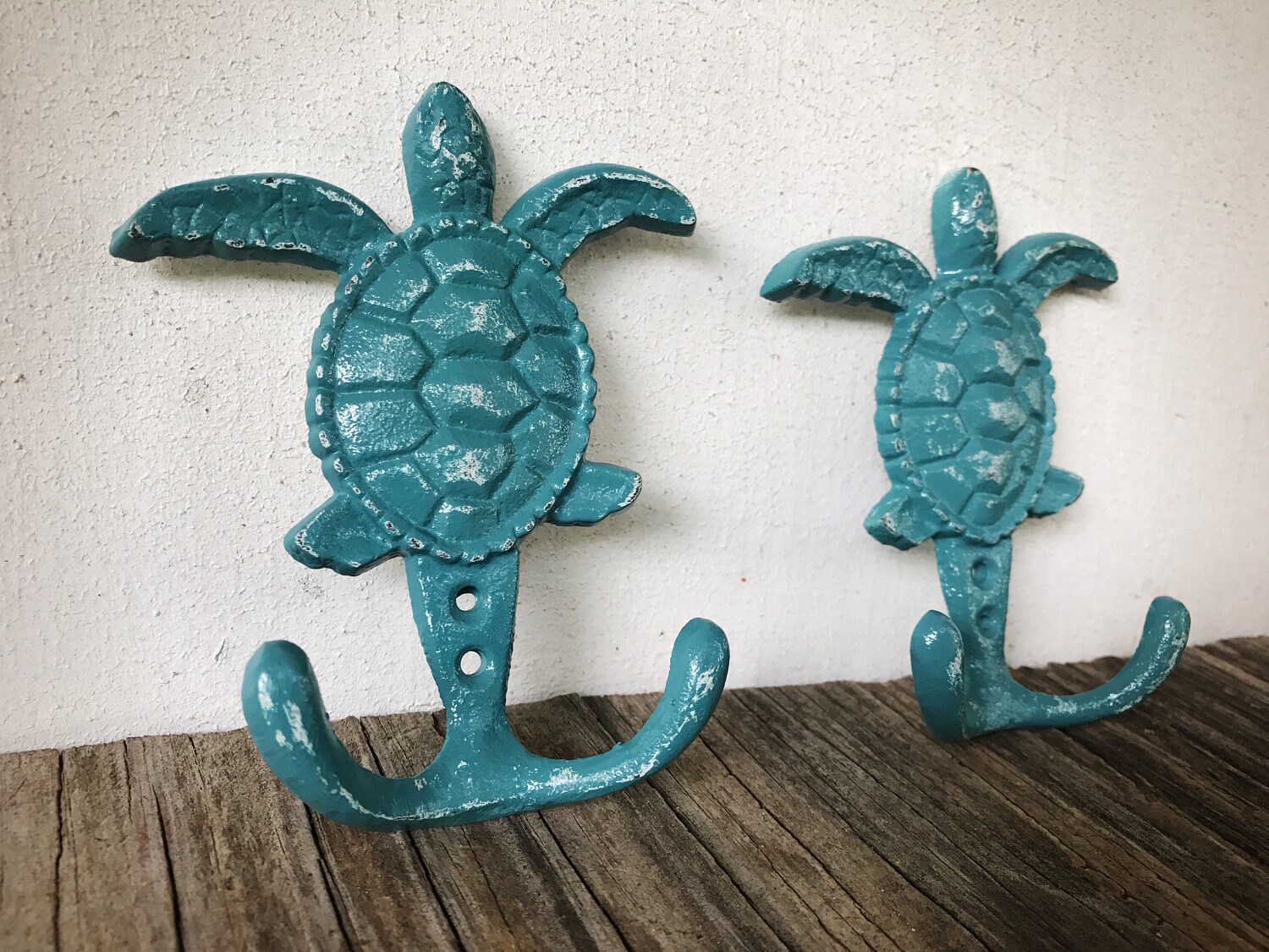 BOLD Jade Sea Turtle Wall Hooks // Coat Hooks Towel Hooks // Etsy