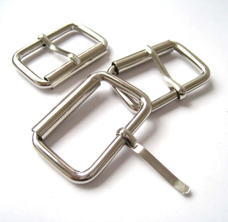 Rectangular Frame Buckle Silver Rectangular Buckle - Pack of 2pcs (4cm X 2.7cm) - Etsy