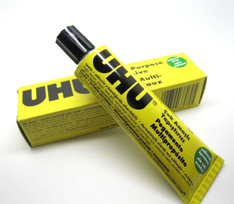 35ml UHU Multi Purpose Adhesive Glue for Fabric and Purse Clutch Bag