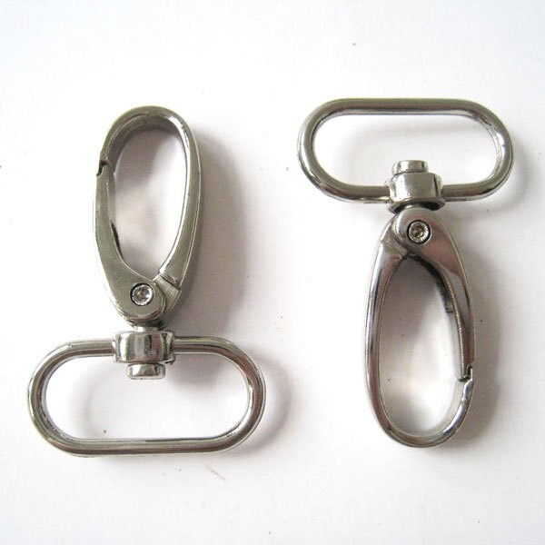 100 or 500 Pieces: Large 8 x 16 mm Gunmetal Plated Lobster Claw Clasps, Count: 500 Pieces