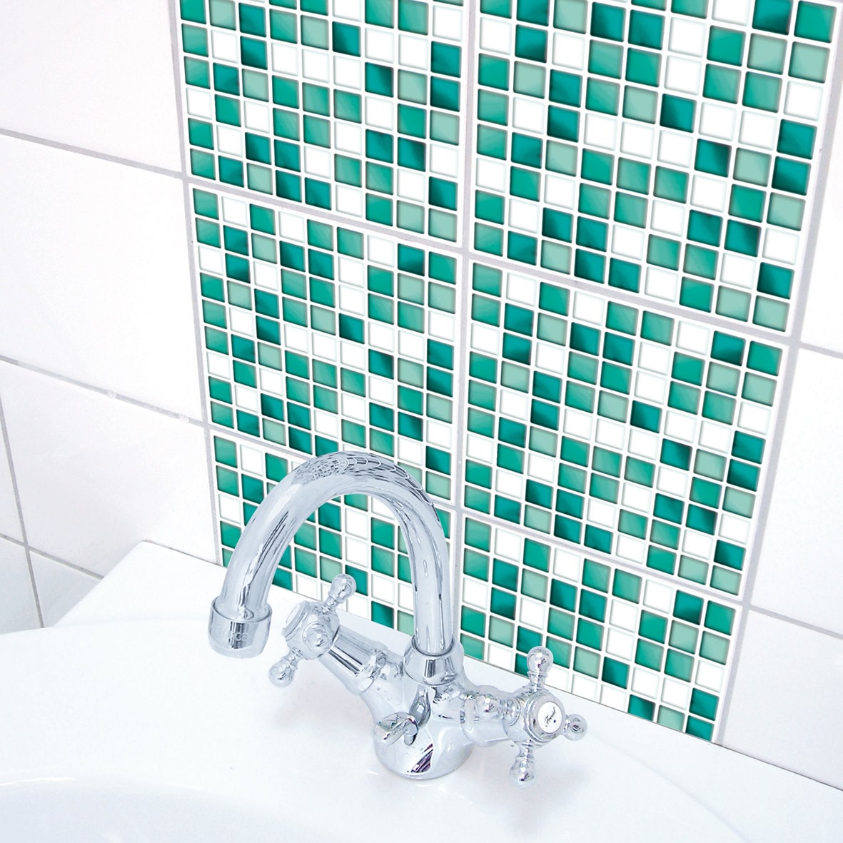Home Accessories Stickers Boubouki WaterRepellent Tile Stickers for