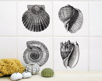 Tile decal - set of 4 -"MARISCO"