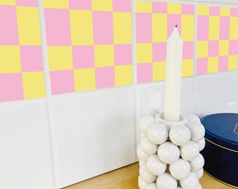 CHESS 11 - Fliesenaufkleber für Wand&Boden - 4er Set