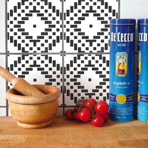 TILE STICKERS - set of 4 - &quot;CHESTER&quot;