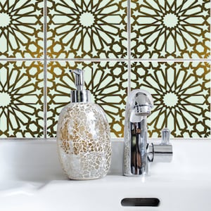 TILE STICKERS - set of 4 - &quot;SAFI 02&quot;