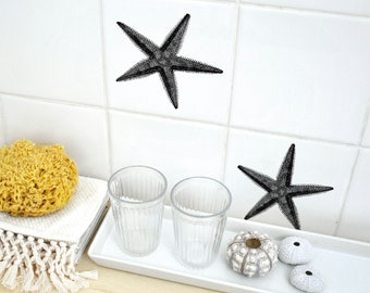 Tile decal - set of 2 -"STARFISH"